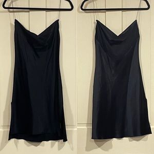 NWT ARE YOU AM I Black Nique Mini Dress